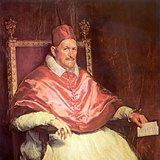 Дієго Велаксес: Портрет папи Іннокентія X (1650, Бароко)