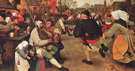 Пітер Брейгель Старший: Селянський танець (1567)