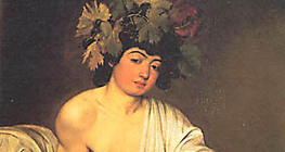 Караваджо: Вакх (1595, галерея Уффіці, Флоренція)
