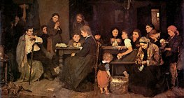 Міхай Мункачі: Жінки, які виготовляють корпію (1871)