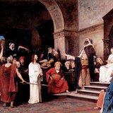 Міхай Мункачі: Христос перед Пілатом (1881)