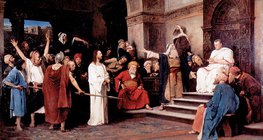 Міхай Мункачі: Христос перед Пілатом (1881)