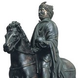 Бронзова статуя франкського правителя Карла Великого (10 століття, Романський)