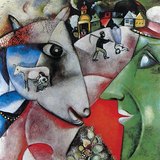 Марк Шагал: Я і село (1911, Сюрреалізм)