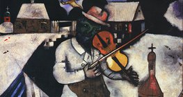 Марк Шагал: Скрипаль (1912, Сюрреалізм)