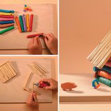 Створення хатинки з пластиліну