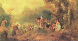 Антуан Ватто: Паломництво на острів Кіферу (1717, Рококо)