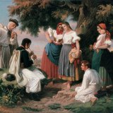 Янош Янко. Народження народної пісні (1860, Угорська національна галерея)