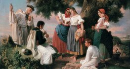 Янош Янко. Народження народної пісні (1860, Угорська національна галерея)