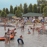 Пляж на о.Балатон