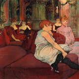 Тулуз-Лотрек: Салон на вулиці Мулен (1894, Постімпресіонізм)