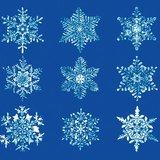 Сніжинки складаються з кристалів льоду