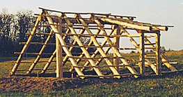 Будівництво землянки - Крок 1