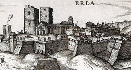Гравюра замоку Егер (Угорщина)