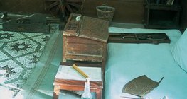 Інтер'єр будинку де народився Ганді