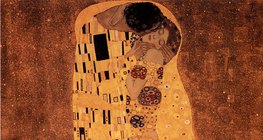 Густав Клімт: Поцілунок (1907-1908, модерн)