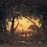 Руссо: Ліс Фонтенбло, Ранок (1850, Реалізм)