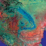 Супутникове зображення Карпатського басейну