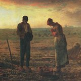 Мілле: Анжелюс - вечірня молитва про померлих (1857-1859, Реалізм)