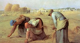 Мілле: Збирачки колосся (1857, Реалізм)