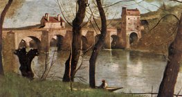 Коро: Міст Манта (1868-1870, Реалізм)