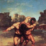 Гюстав Курбе: Борці (1853, Реалізм)