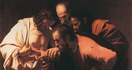Караваджо: Невіра апостола Св.Фоми (1601-1602, Бароко).