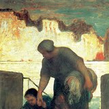 Дом'є: Праля (1863-1864, Реалізм)