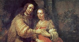Рембрандт: Ісаак і Ребека (близько 1666 р., Бароко)