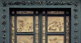 Ворота раю, східні бронзові двері Гіберті (Флоренція, 1425-1452, Ренесанс)