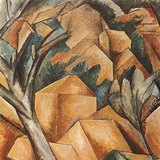 Жорж Брак: Будинки в Лєстак (1908, Кубізм)