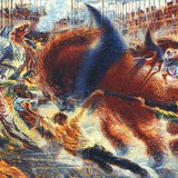Умберто Боччоні: Місто піднімається (1911-1912, Футуризм)