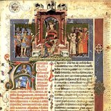 Писемне джерело: стара рукописна та розмальована книга