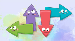 Який шлях вниз, вгору, вправо і вліво?