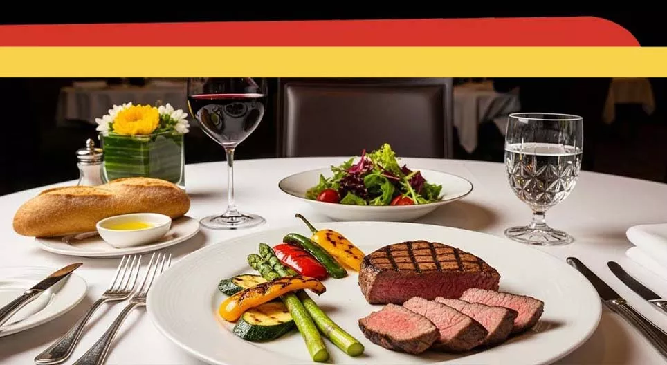 Ins Restaurant gehen und Essen bestellen