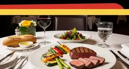 Ins Restaurant gehen und Essen bestellen
