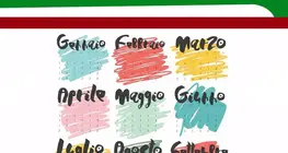 I giorni della settimana, i mesi, esprimere la data di oggi