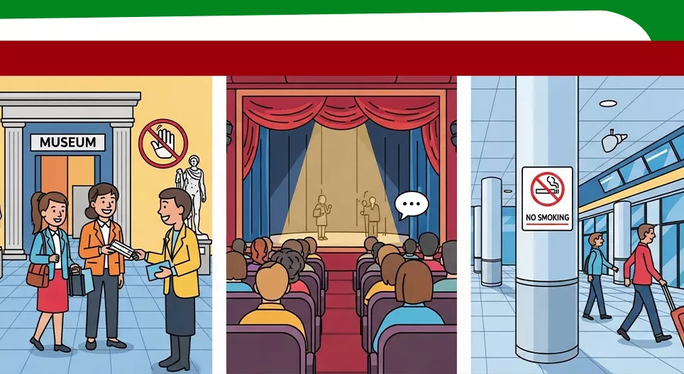 Ordini, divieti e comportamento nei luoghi pubblici