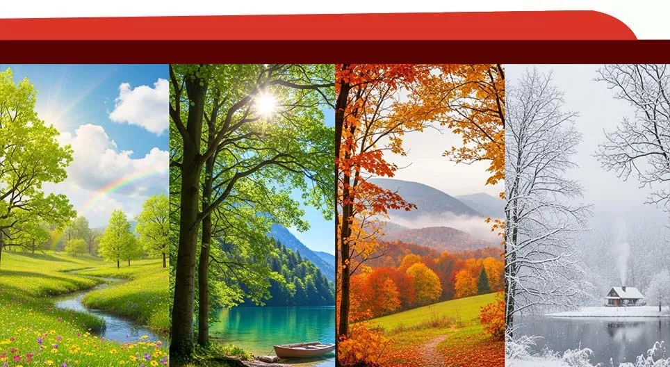 The weather and the four seasons