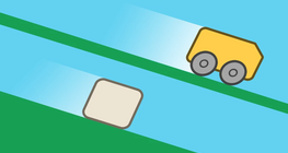 Comparing sliding and rolling on a slope