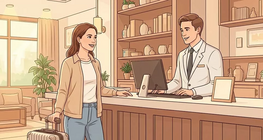 At the Hotel Reception