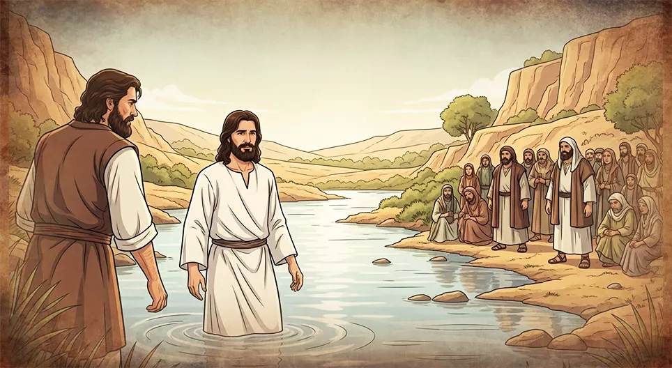 Jesus' baptism