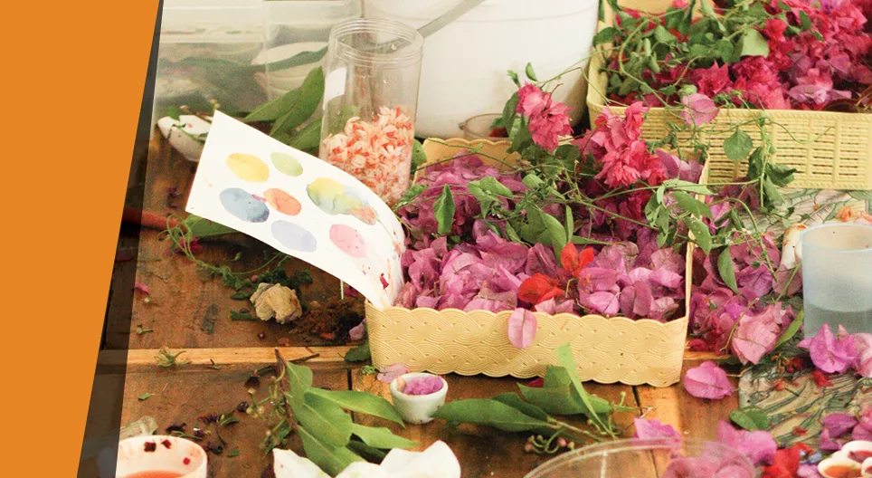 Малювання рослинами