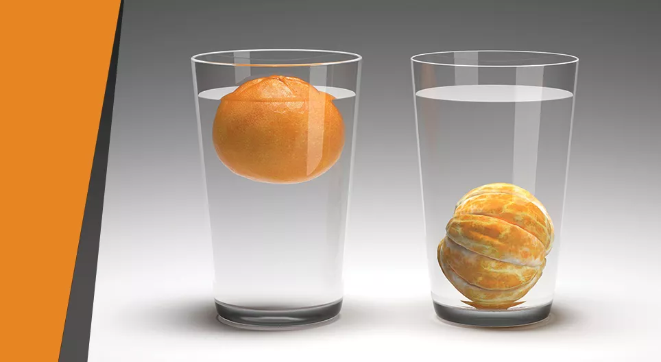 Плавучий апельсин