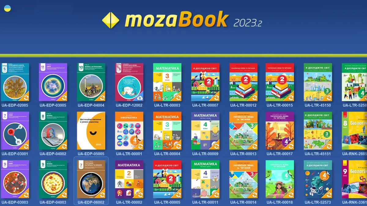 EdPro та Mozaik Education продовжили вільний доступ до підручників українських видавців у Мозабук