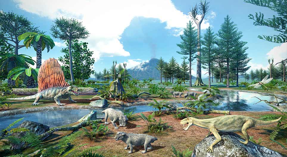 Флора і фауна Пермського періоду