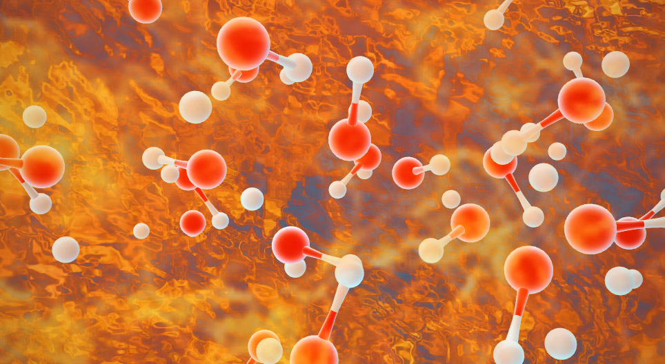 Реакція між воднем і киснем