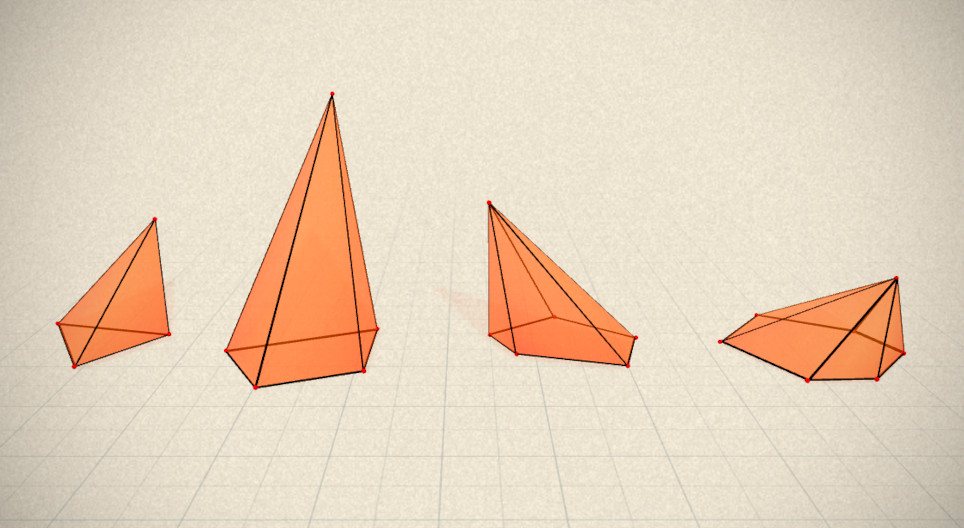 Правильна чотирикутна піраміда