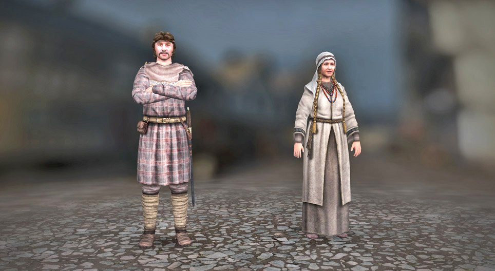 Одяг (Західна Європа, 5-10 століття)